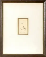 Flight by Jean Thornburg, 1968, etching, sold Feb 2026