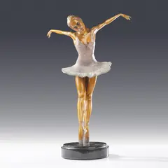 Untitled by Mario Jason, bronze sculpture titled Petite Danseuse, sold May 2026