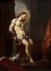 Le Christ à la colonne by Francesco Solimena, Huile sur toile (Toile d'origine), sold Nov 2025