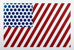 Form in space by Roy Lichtenstein, 1985, Sérigraphie en couleurs, sold Dec 2025