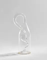 Bouteille Estomac by Fabrice Hyber, 1994, Glass; engraved signature. Edition of 8, sold Dec 2025