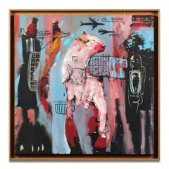 A380 - Bombe by Soly Cissé, 2010, Technique mixte sur toile, sold Dec 2025