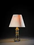 Lampe en forme de bougeoir by Diego Giacometti, circa 1960, Bronze à patine verte brun nuancé, sold Jun 2025