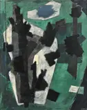 Sans titre by Henri Goetz, 1953, Huile sur toile, sold Jun 2025