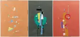 Sans titre by Sergio de Castro, 1954, Tempera sur papier (triptyque), sold Jun 2025