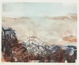 Eau forte 315 by Zao Wou-ki, 1981, Eau forte et aquatinte en 6 couleurs, sold Jun 2025