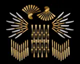 Orfèvre Henri (frères & Cie) Paris, XXe siècle by Partie De Service De Couverts En Vermeil, Modèle violon, filets, coquilles, gravé d’un monogramme, sold Jun 2025