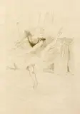 Miss Ida Heath, danseuse anglaise by Henri de Toulouse-Lautrec, 1894, Lithographie en couleurs sur Japon vergé, sold Jun 2025