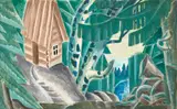 Maison dans la forêt by Mikhail Fedorovitch Andreenko, 1922, Gouache sur papier, sold Jun 2025