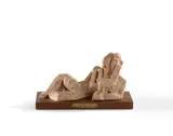 Arlequin couché by Ossip Zadkine, 1941-1944, Terre cuite, sold Jun 2025