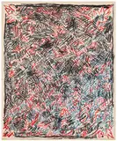 Composition by Natalia Goncharova, Feutre sur papier, sold Jun 2025