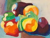 Légumes d'Odessa by Boris Ender, 1927, Aquarelle et crayon sur papier, sold Jun 2025