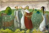 La vieille Russie by Boris Grigoriev, Gouache et aquarelle sur papier, sold Jun 2025