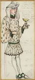 Ensemble de deux oeuvres sur papier by Alexandre Benois, Aquarelle, encre et crayon sur papier, sold Jun 2025