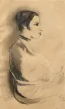Portrait du Maître de Ballet Mende by Nathan Altman, 1927, Crayon sur papier, sold Jun 2025