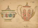 Ensemble de deux œuvres sur papier by Serge Tchekhonine, Aquarelle sur papier, sold Jun 2025