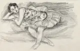 Danseuse au Divan pliée en deux by Henri Matisse, 1927, Lithographie sur Chine, sold Jun 2025