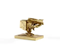 Draguignan ou Moteur by Cesar, 1959-1970, Bronze à patine dorée, sold Jun 2025