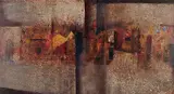 Untitled by Sadanand Bakre, Oil on canvas, sold Jun 2017