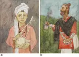 Baul by Ganesh Pyne, Watercolour and pastel on paper, sold Jun 2017