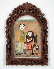 Untitled by Badri Narayan, Watercolour, pastel, pen and ink on paper, offered Jun 2017
