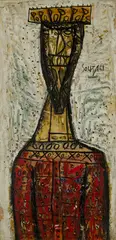 The Herald by F. N. Souza, Oil on canvas, sold Jun 2017