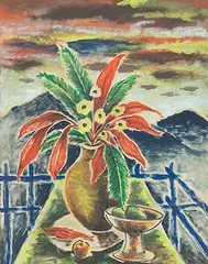 Untitled by K H, Watercolour on paper, sold Jun 2017