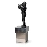 Ecto by Jitish Kallat, Black lead, fibreglass and stainless steel, sold Jun 2017