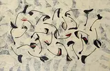 Dispersed Fall by Manisha Parekh, 2005, Handmade paper on board, sold Jun 2017
