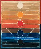 Pancha-Tatava by S. H. Raza, 2004, Acrylic on canvas, sold Jun 2017
