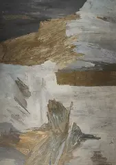 Leh by Ram Kumar, 1980, Oil on canvas, sold Jun 2017