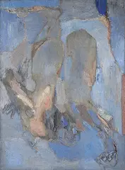 Falling Figure by Tyeb Mehta, Oil on canvas, sold Jun 2017