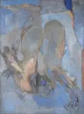 Falling Figure by Tyeb Mehta, Oil on canvas, sold Jun 2017