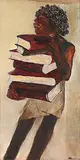 Untitled by Krishen Khanna, Oil on canvas, sold Jun 2017