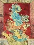 Untitled by Sakti Burman, Oil on canvas, sold Dec 2016