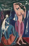 Untitled by George Keyt, Oil on canvas, sold Dec 2016