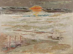 Untitled by K. K. Hebbar, Oil on canvas, sold Dec 2016