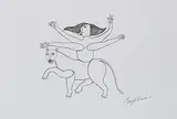 Untitled by Manjit Bawa, Pen and ink on paper, offered Dec 2016