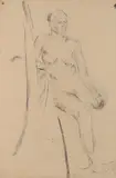 Untitled by Akbar Padamsee, Charcoal on paper pasted on tracing paper, offered Dec 2016