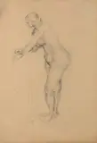 Untitled by Akbar Padamsee, Charcoal on paper pasted on tracing paper, offered Dec 2016
