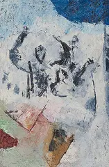 Untitled by Ram Kumar, 2011, Acrylic on canvas, sold Dec 2016