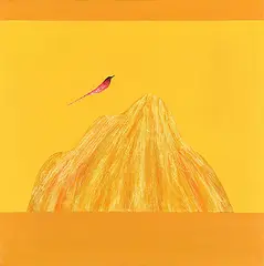 Untitled (Bird Mountain Series) by Jagdish Swaminathan, Oil on canvas, sold Dec 2016