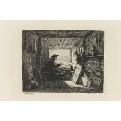 Untitled by Charles-François Daubigny, etching, sold Mar 2026