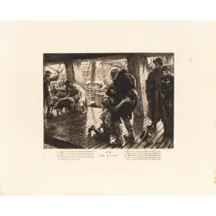 No. III by James Tissot, etching, sold Mar 2026