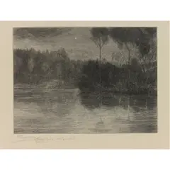 Untitled by Henry Wolf, wood engraving, sold Mar 2026