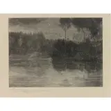 Untitled by Henry Wolf, wood engraving, sold Mar 2026