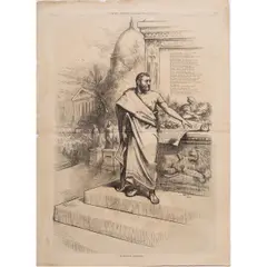 Functus Officio by Thomas Nast, 1877, wood engraving, sold Mar 2026