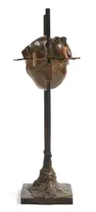 Le Coeur éclaté by Cesar, 1989, Bronze à patine brune, offered Nov 2025