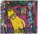 Sans titre by Gilles Goguet, Acrylique et pastel sur papier, offered Nov 2025