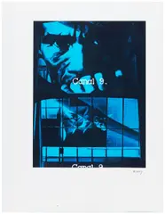 CANAL 9 by Jacques Monory, Sérigraphie en couleurs, offered Nov 2025